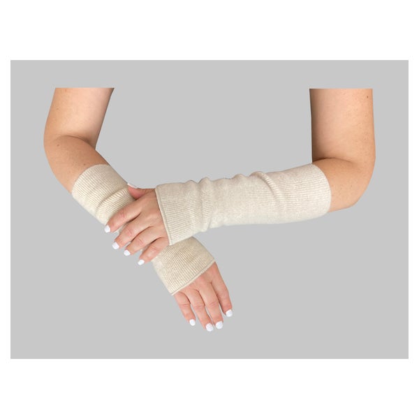 wobera ANGORA Stulpen 45% Angora (Gr. 2/M, beige) 1 Set