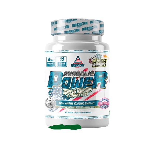 American Supplement - POWER Tribulus mit peruanischem Maca 90 Kapseln 90 St