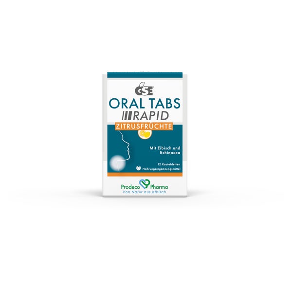 Gse Oral Tabs Rapid Zitrusfrüchte Kautabletten 12 St