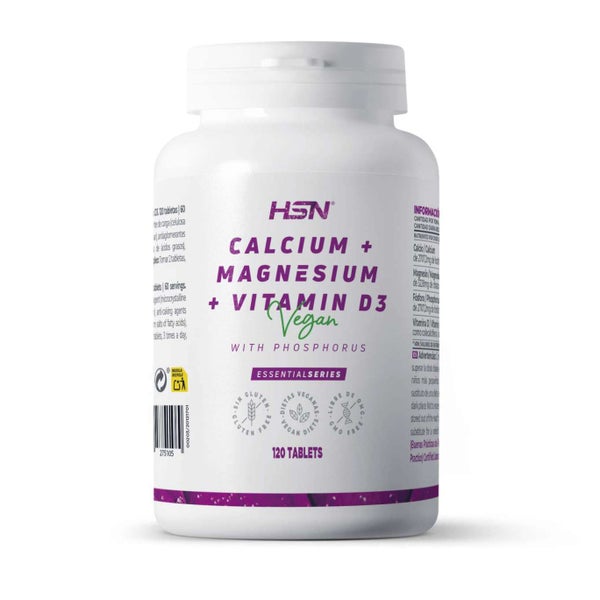 CALCIUM + MAGNESIUM + VITAMIN D3 - 120 tabs 60 St