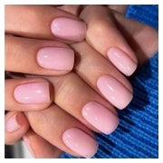 Kunstnägel Acryl Full Cover Kurz Squared Baby Pink 24 Stück 1 St