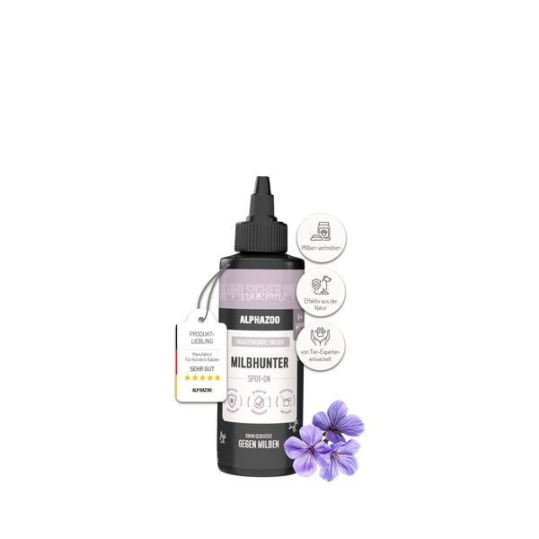 alphazoo MilbHunter Spot-On für Hunde 100 ml