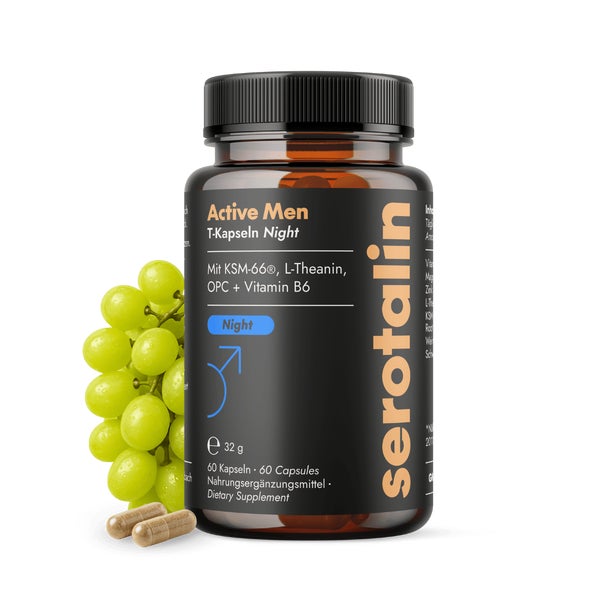 serotalin Active Men T-Kapseln Night | KSM-66 Ashwagandha 60 St