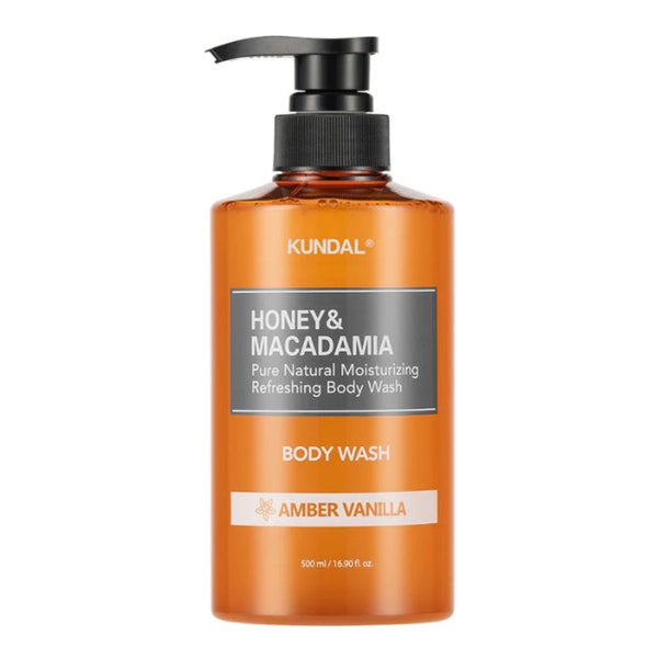 Honey & Macadamia Pure Body Wash Amber Vanilla 500 ml