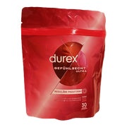 Durex Gefühlsecht Ultra Kondome – 30 zarte Latexkondome (30 Kondome) 30 St