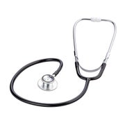 Produktabbildung: Medi-inn Doppelkopf-stethoskop Schwarz 10 St