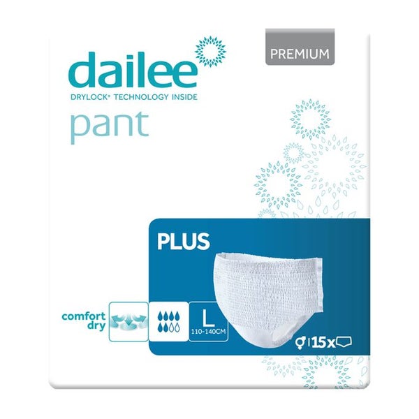 Dailee Inkontinenz Pants Plus L, Windeln für Erwachsene 90 St