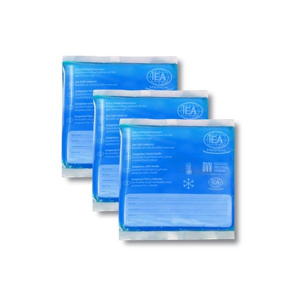 IEA Medical Kalt Warm Kompresse - 13x14cm - 3er Box 3 St