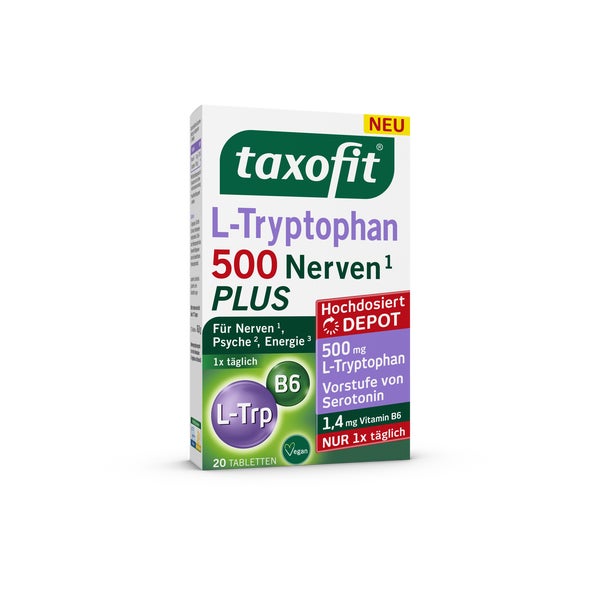Taxofit L-tryptophan 500 Tabletten 20 St