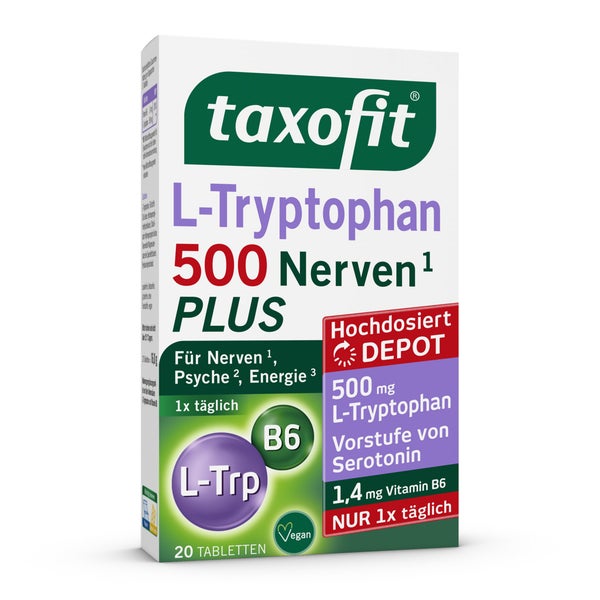 Taxofit L-tryptophan 500 Tabletten 20 St