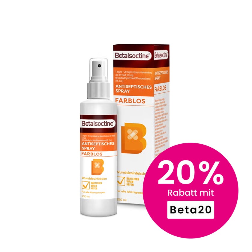 Betaisoctine 1 mg/ml + 20 mg/ml  Spray 250 ml
