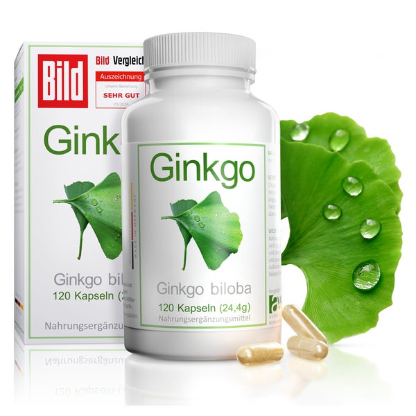 avenar pharma Ginkgo biloba Blattpulver Kap. 420mg a.Extrakt 120 St