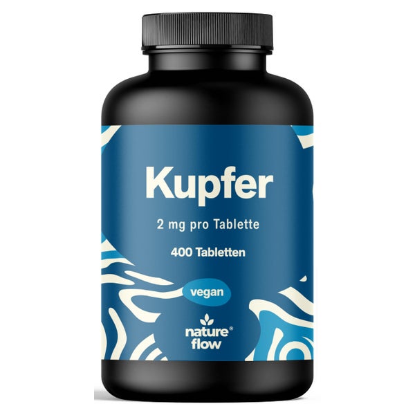 Kupfer Tabletten 2 mg - 400 Stk. - Nature Flow 400 St