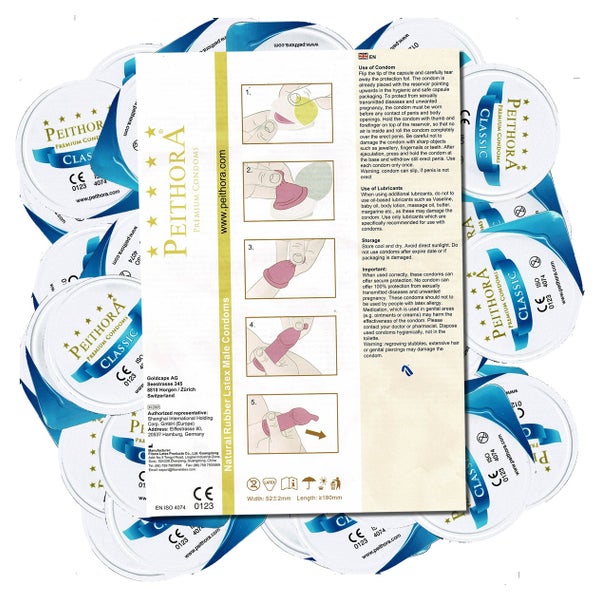 Classic naturfarben ohne Latexgeruch 100 Kondome (100 Kondome) 100 St