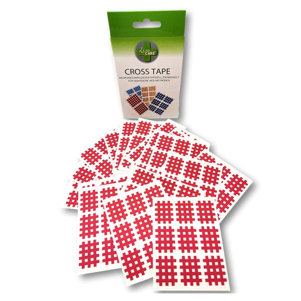 LisaCare Cross Tape Akupunkturpflaster Rot - 21mm x 27mm 1 P