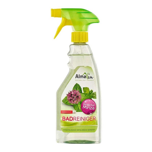 AlmaWin Badreiniger frische Minze mit Sprayer Bio 0,5 l