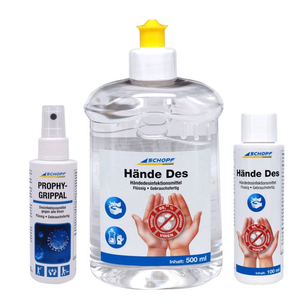 Schopf Desinfektions-Set für Hände & Flächen - 700 ml 1 St