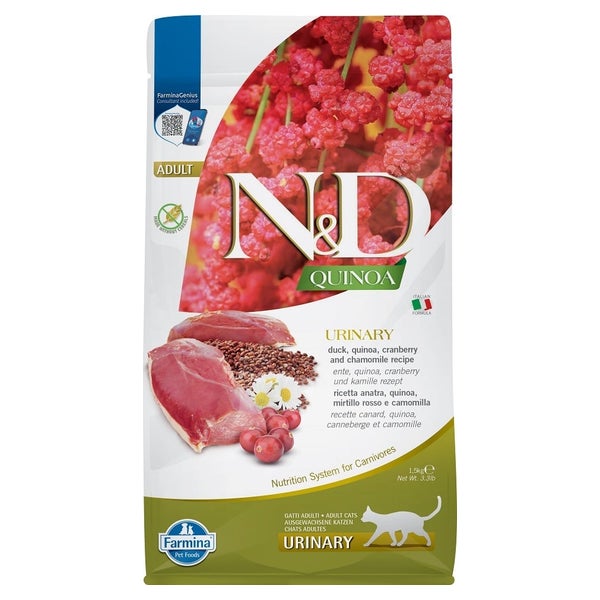 FARMINA N&D Cat Quinoa URINARY Duck 1,5 kg