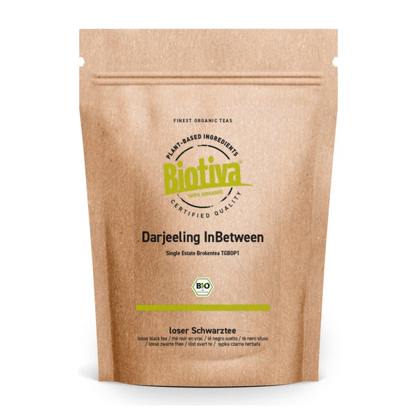 Biotiva Darjeeling Baumpflanztee InBetween Schwarztee Bio 500 g