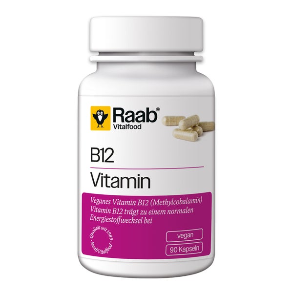 Raab Vitalfood Vitamin B12 Kapseln 90 St