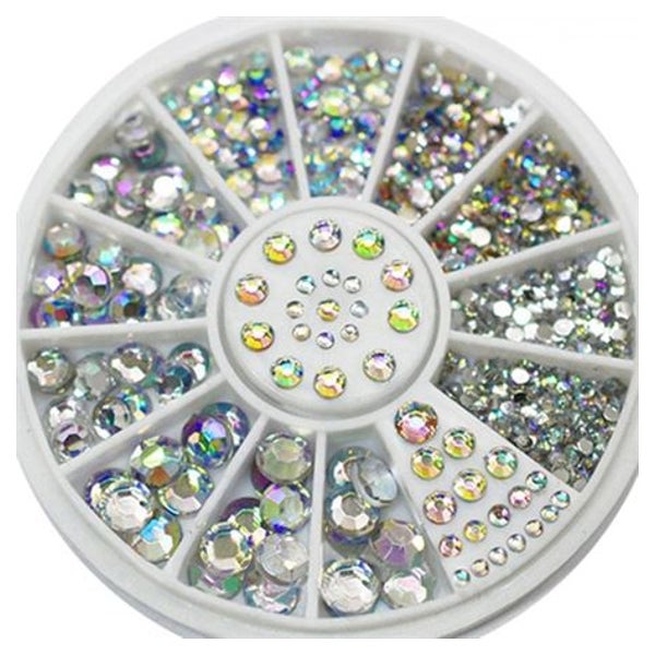 Fashiongirl Strasssteine-Box für Nagelkunst - 400er Set