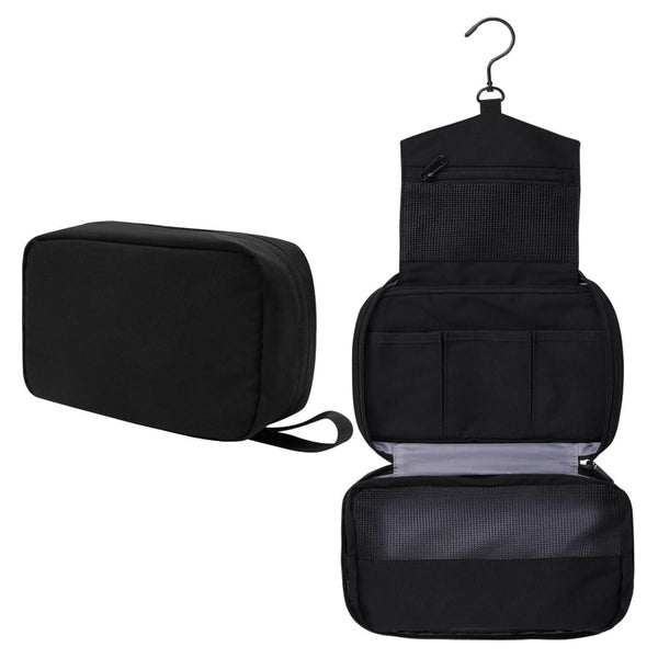 Kulturbeutel Reise Organizer Haken Damen Herren Schwarz L-28 1 St