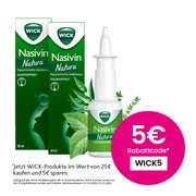 Produktabbildung: Doppelpack WICK Nasivin Natura Nasenspr 2X20 ml