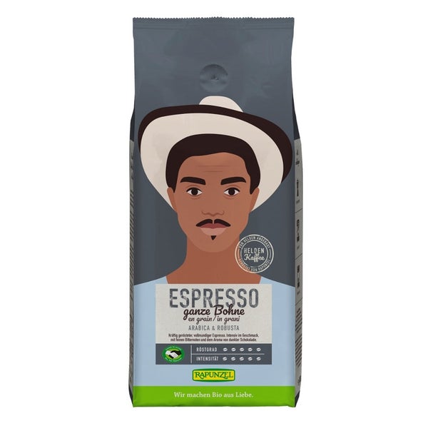 Rapunzel - Heldenkaffee Espresso all´italiana ganze Bohne