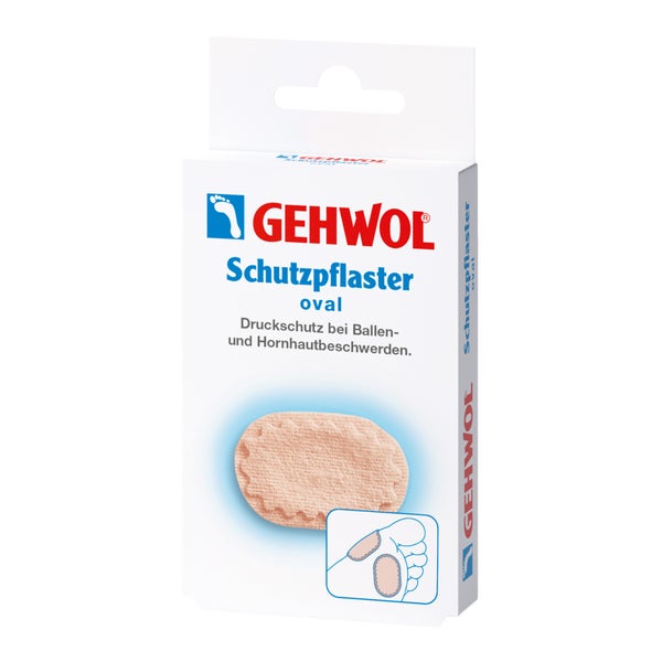 Gehwol Schutzpflaster Oval 4 St