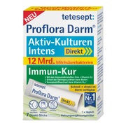 tetesept Proflora Darm Aktiv-Kulturen Intens Direkt | Immun-Kur | 12 Mrd. Milchsäurebakterien