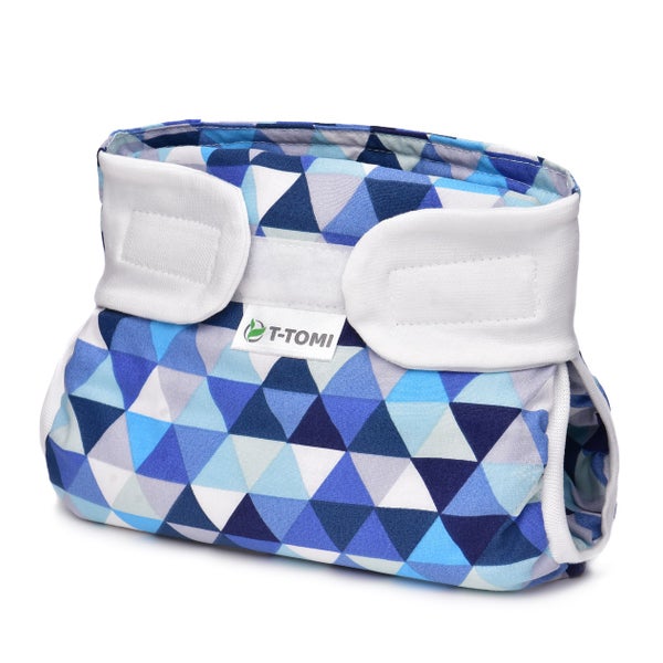 T-TOMI Spreizhose Klettverschluss Blue triangles 3-6 kg 1 St