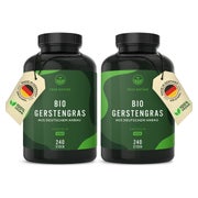 Bio Gerstengras Kapseln, Deutscher Anbau, Vegan & Made in DE 480 St
