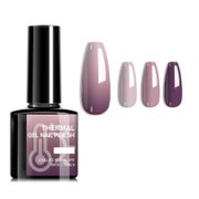 Nagellack Gel Farbwechsel Temperaturwechselnd UV LED Purple 1 St