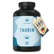 Taurin Kapseln - 8 Monate Vorrat - Vegan & Made in Germany 480 St