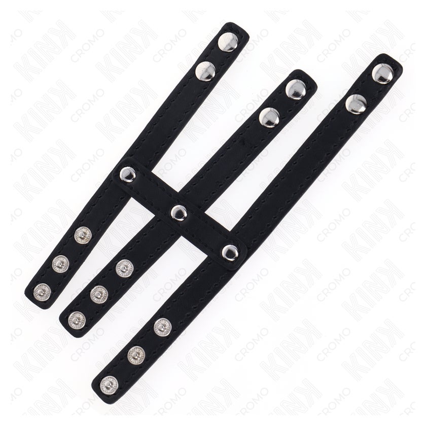 dreifach penisring Kink - Dreifach Leder Penisring mit Druckverschluss 1 St günstig kaufen
