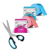 NASARA Kinesiologie Tape 2er Sparset mit Tape-Schere 1 St