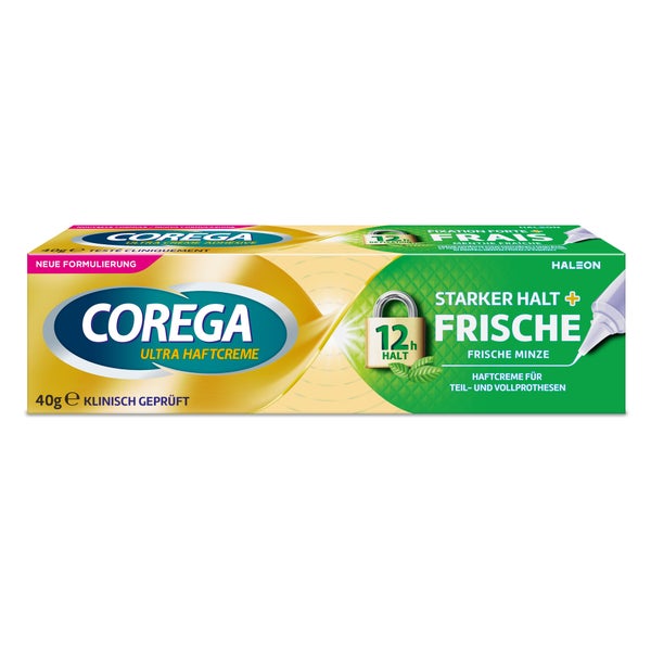 Corega Ultra Haftcreme Starker Halt+frische 40 g