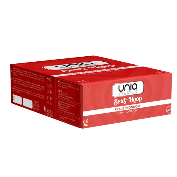 UNIQ Sexy Hoop: 100 latexfreie Frauenkondome (100 Kondome) 100 St