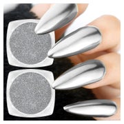 Nagelpulver Chrom Spiegeleffekt Pigment Nagelkunst 2 Stück s 1 St