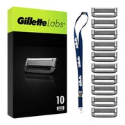 Gillette Labs Systemklingen 10er + Schlüsselanhänger 1 St