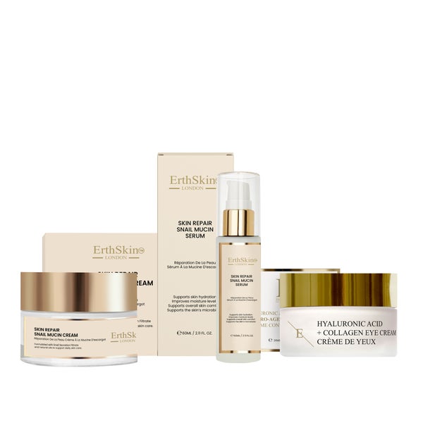 Hautregenerierende Schneckenschleimcreme 50 ml + Hautregenerierendes Schneckenschleimserum 60 ml + Hyaluronsäure + Kollagen Pro Age Augencreme 30 ml 850 g