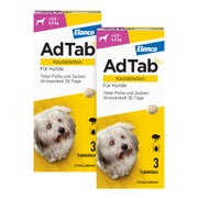 Produktabbildung: AdTab Kautabletten 2,5-5,5 kg Doppelpack 2X3 St