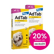 Produktabbildung: Adtab 112 mg für Hunde >2,5 Doppelpack 2X3 St