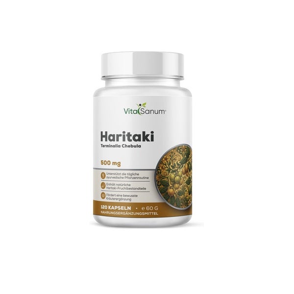 VitaSanum® Haritaki (Terminalia chebula) – 1500 mg Tagesportion 60 g