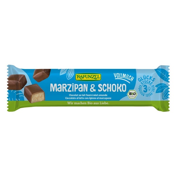 Rapunzel Glücksstücke Marzipan & Schoko Vollmilch