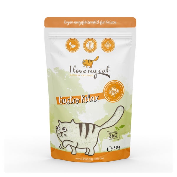 ILMC Nahrungsergänzung für Katzen - Gastro Relax Pulver 80g 80 g