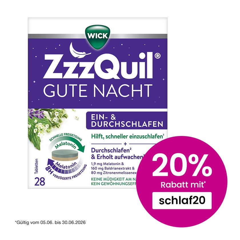 Wick Zzzquil Gute Nacht Ein- Und Durchschlafen Tab 28 St