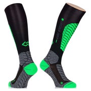 UNDER PRESSURE Ice Touring | Kompressionsstrumpf (1 Paar) 41-43 (Wade: 30-41cm) / neongrün