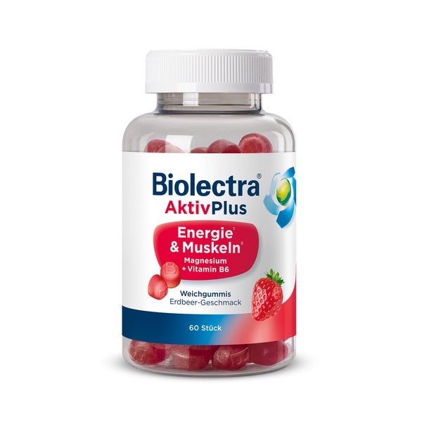 Biolectra AktivPlus Energie & Muskeln Weichgummis mit Magnesium 60 St
