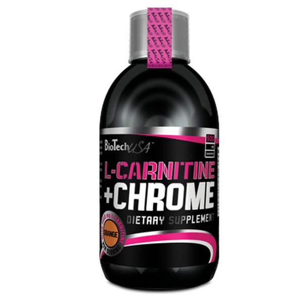 BioTechUSA L-Carnitine + Chrome Liquid Concentrate Orange 500 ml